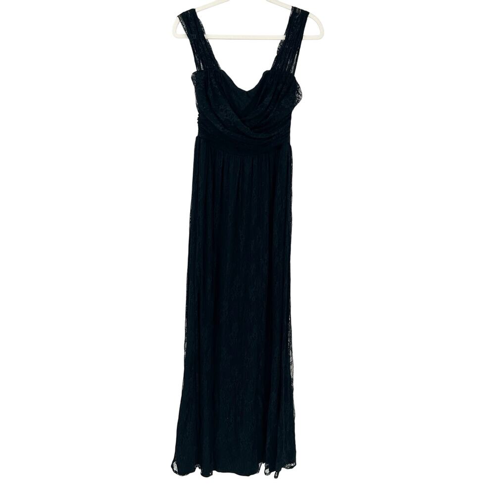 Mystic Womens‎ Party Evening Whimsigoth Sleeveless Lace Maxi Dress Size M Black